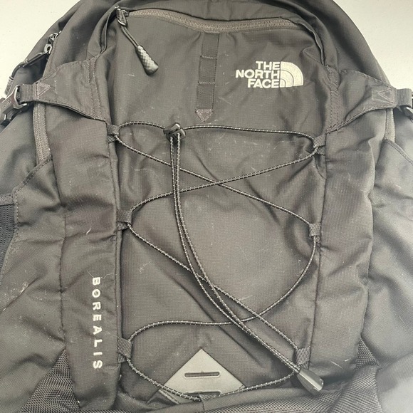 The North Face Borealis Backpack Black School Hiking Laptop Travel Bag - Picture 2 of 8